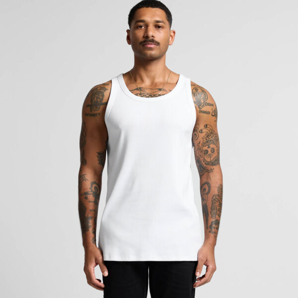 Mens Organic Rib Singlet Thumbnail