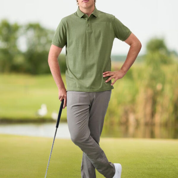 Mens Ultrafine Cotton Pique Short Sleeve Polo Thumbnail