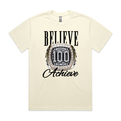 Believe Achieve 100 Heavy - AS Colour - Heavy Tee Thumbnail